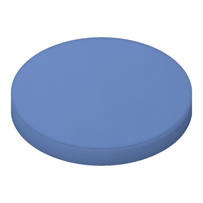 Wedgewood Blue Woven Round Crib sheet