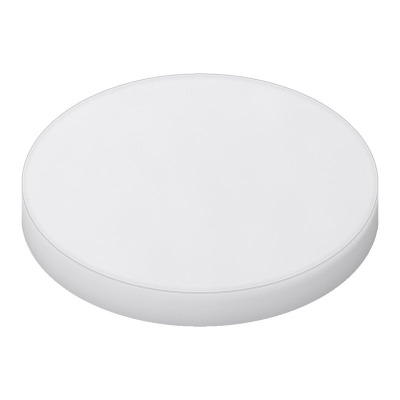 Solid Ivory Woven Round Crib sheet