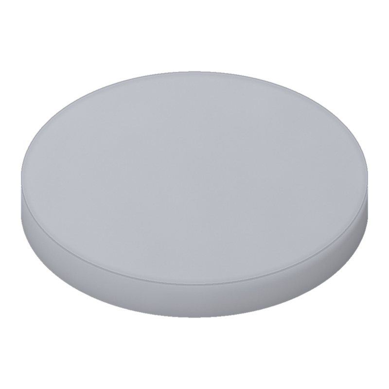 Solid Grey Woven Round Crib sheet