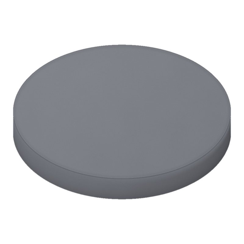 Dark Grey Woven Round Crib sheet