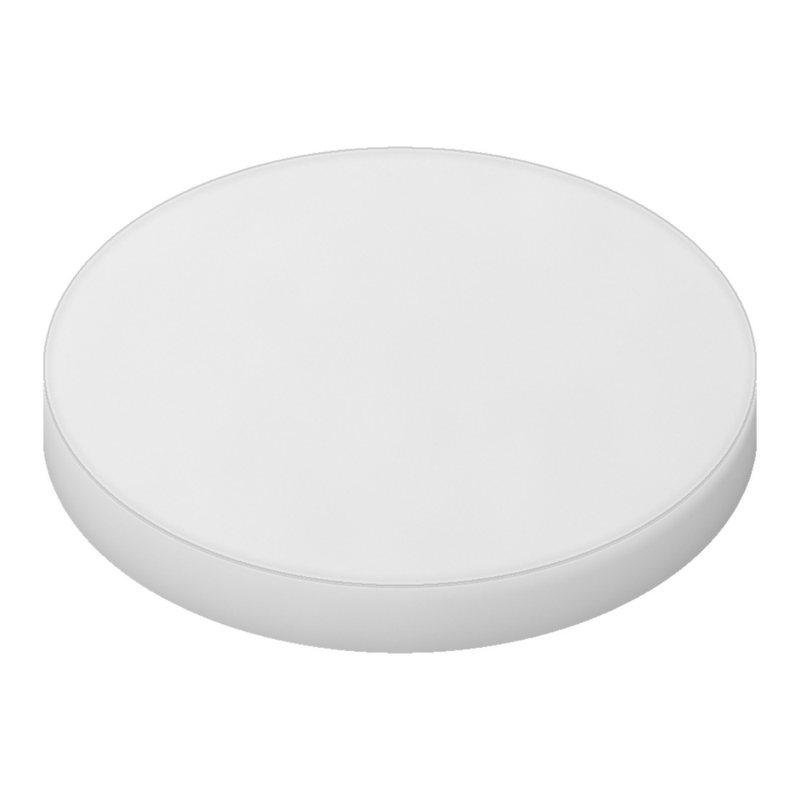 Solid White Jersey Knit Round Crib sheet