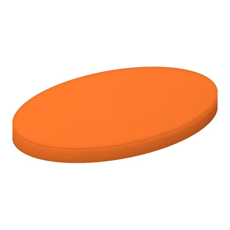 Burnt Orange Jersey Knit Oval Crib Stokke Sleepi sheet