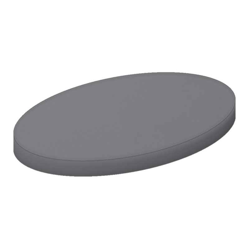 Flannel - Dark Grey Oval Crib Stokke Sleepi sheet