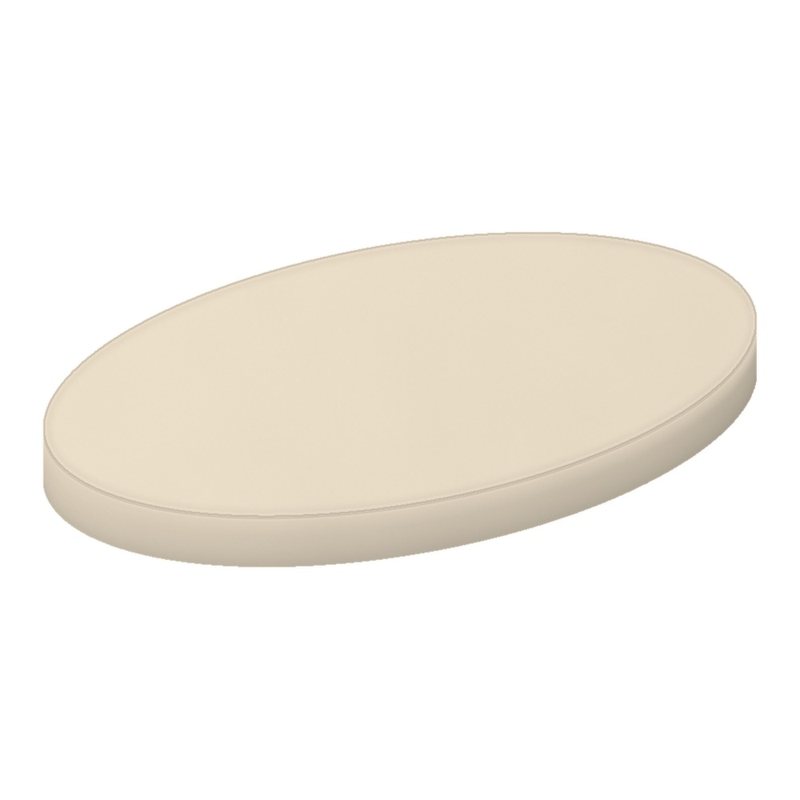 Solid Ivory Jersey Knit Oval Crib Stokke Sleepi sheet