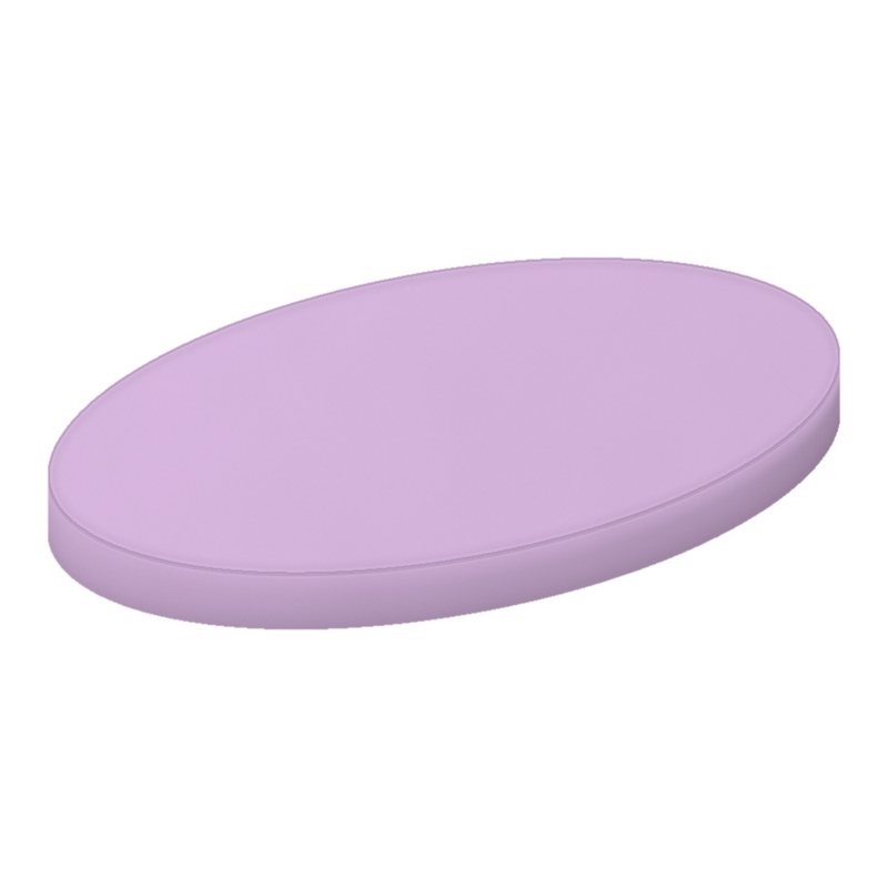 Solid Lavender Jersey Knit Oval Crib Stokke Sleepi sheet