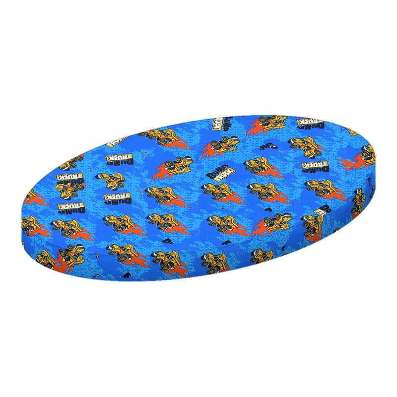 Dump Trucks Oval Crib Stokke Sleepi sheet