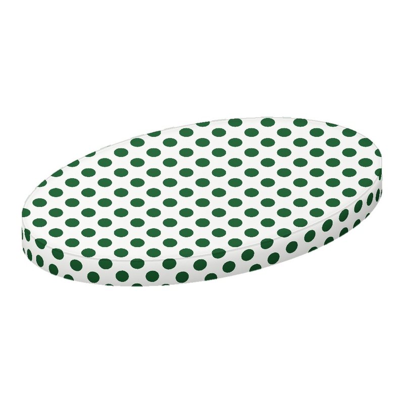 Hunter Green Polka Dots