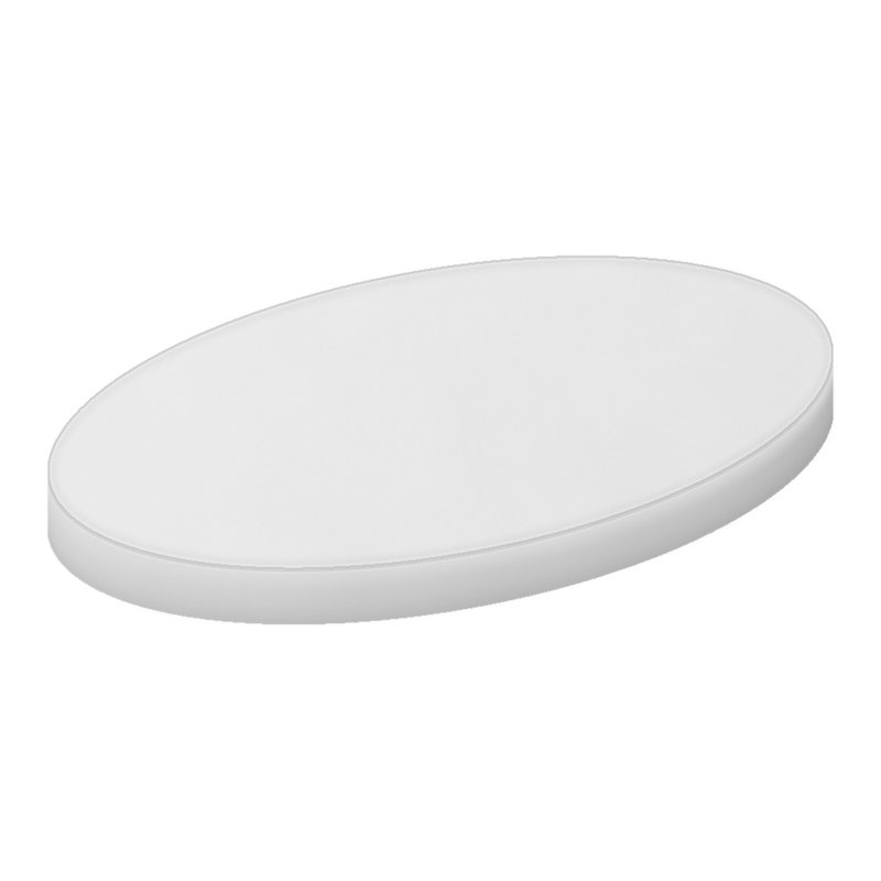 Solid White Jersey Knit Oval Crib Stokke Sleepi sheet