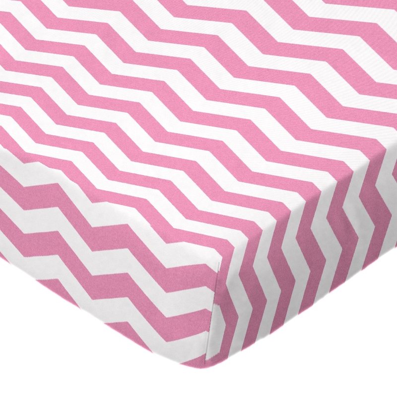 Sparkly Pink Chevron