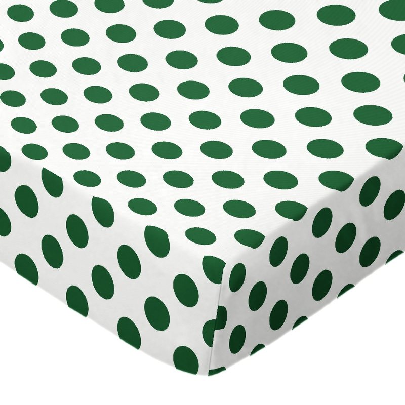 Hunter Green Polka Dots