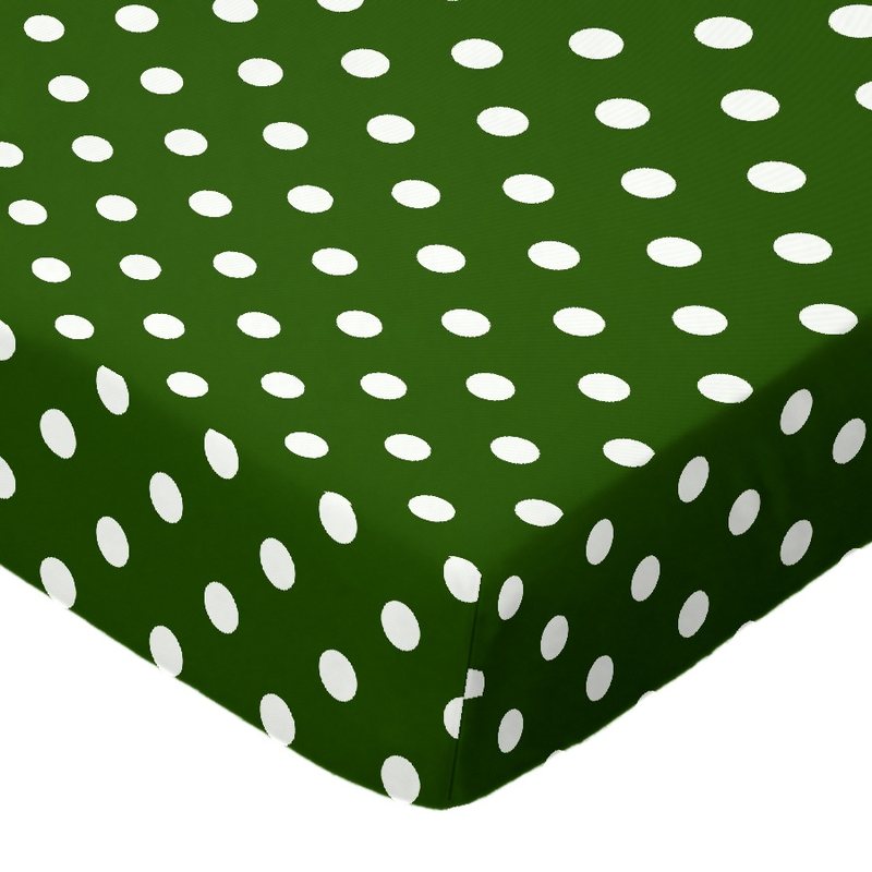 Polka Dots Hunter Green