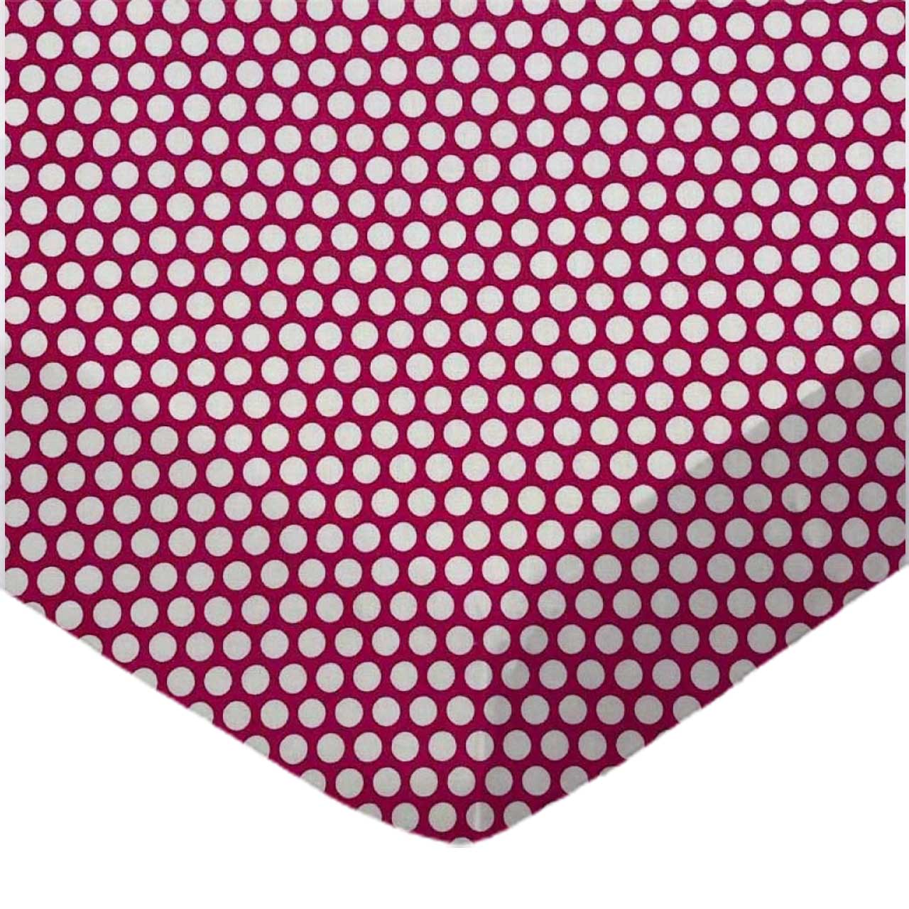 Dots Hot Pink Play Yard - Fits UPPAbaby Remi sheet