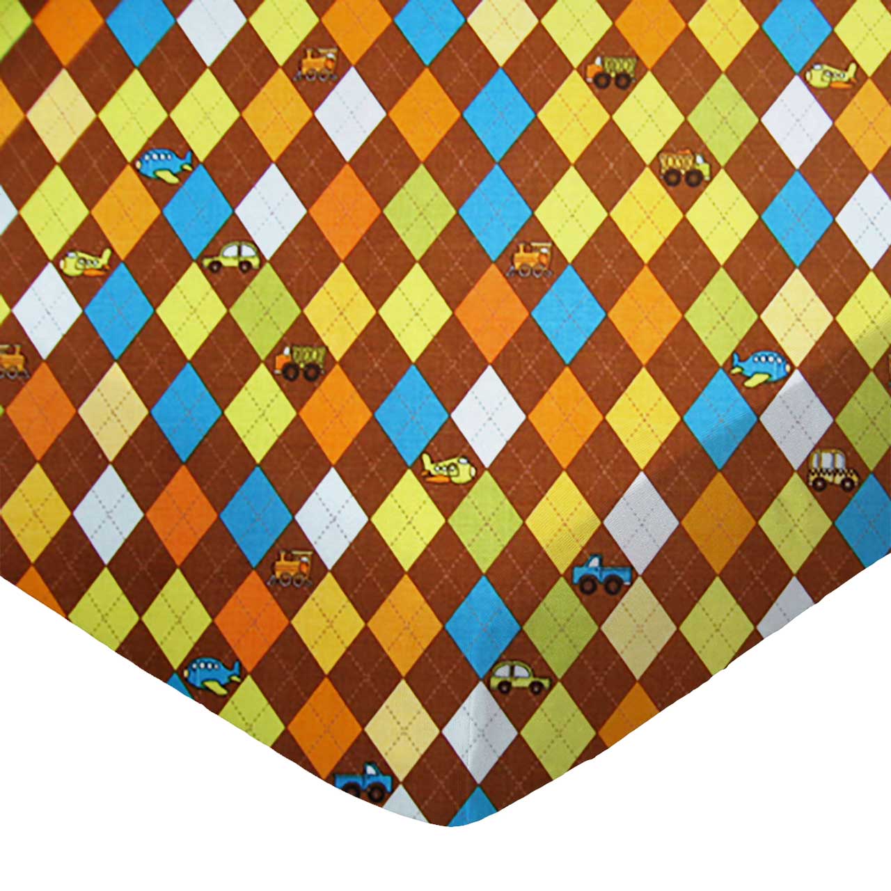 Argyle Brown Transport Play Yard - Fits UPPAbaby Remi sheet