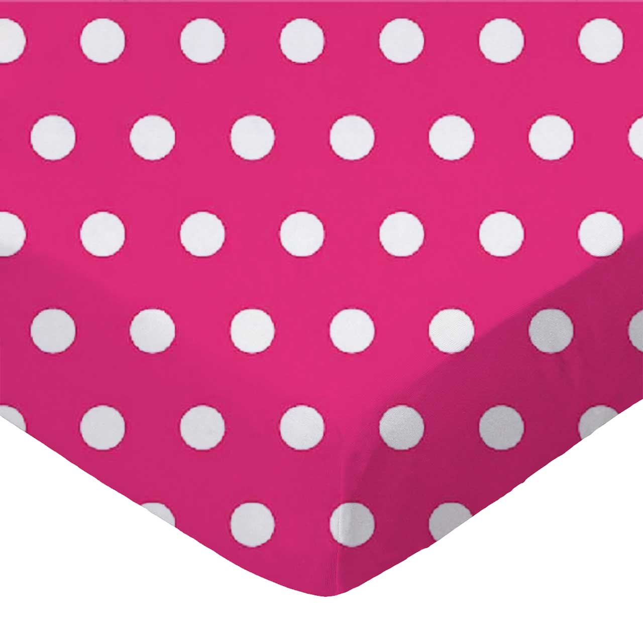 Polka Dots Hot Pink Play Yard - Fits UPPAbaby Remi sheet