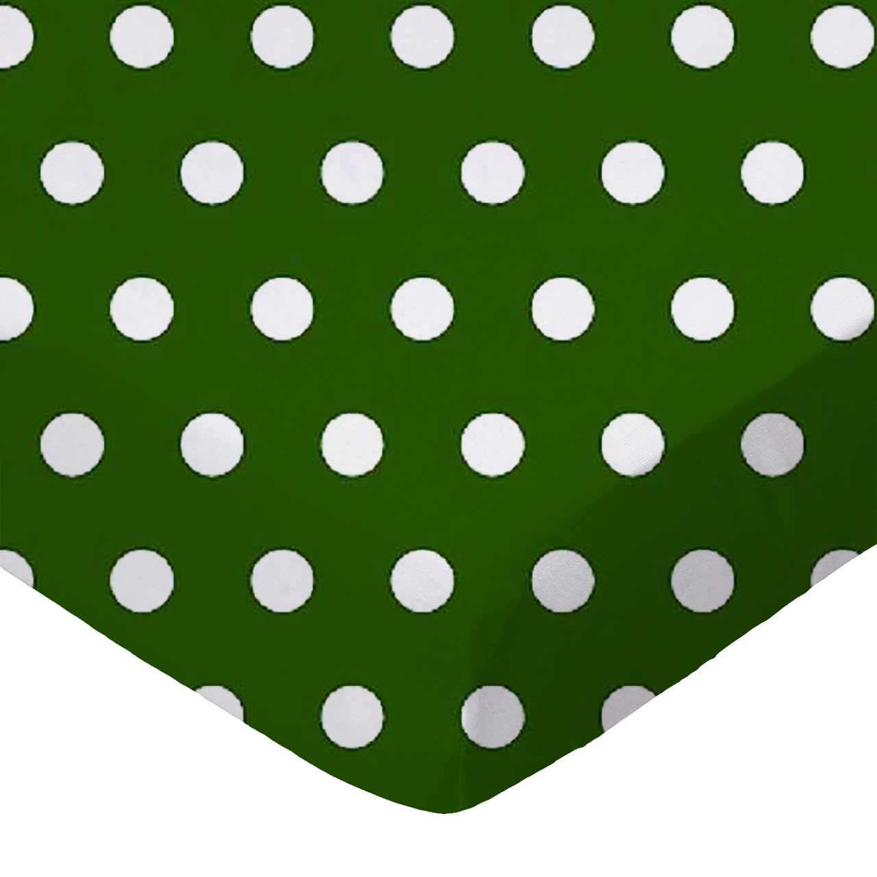 Polka Dots Hunter Green Play Yard - Fits UPPAbaby Remi sheet